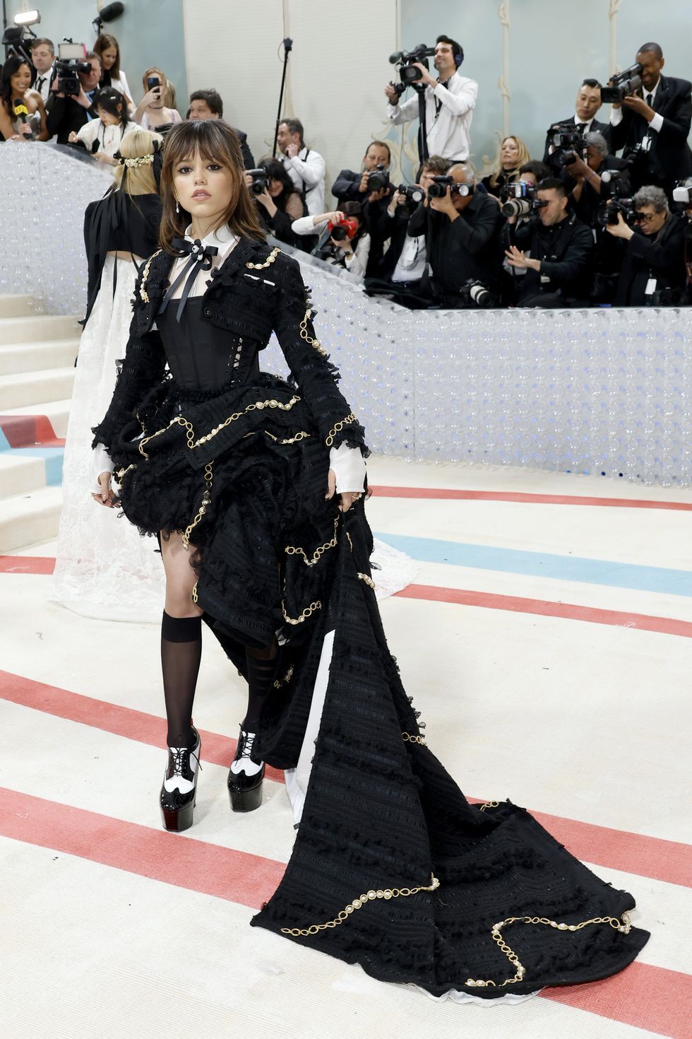 Jenna Ortega in Thome Browne
