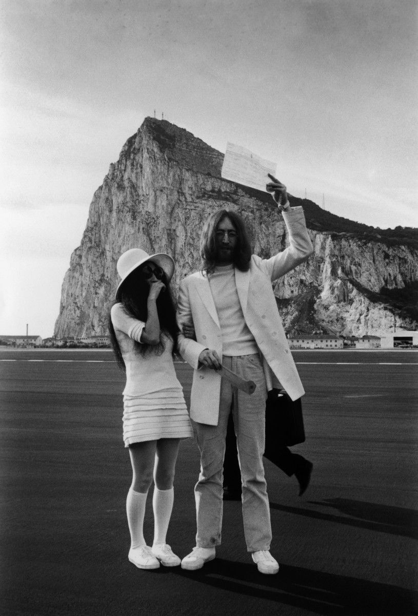 Yoko Ono & John Lennon wedding day